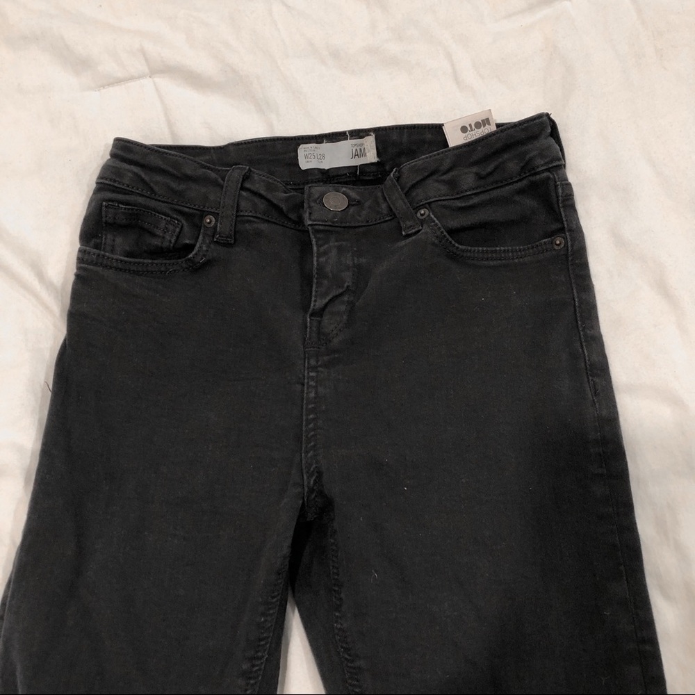 TOPSHOP Jamie Moto Skinny Jeans (Petite)